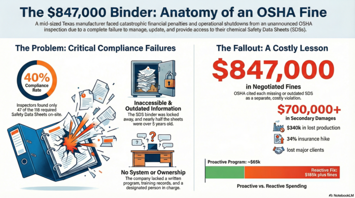How Missing SDSs Cost a Manufacturer $847,000