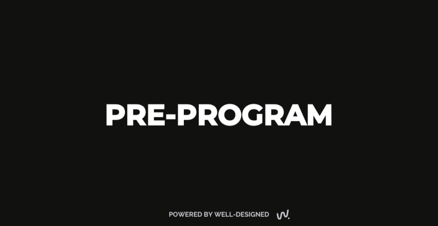Pre-Program