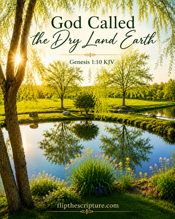 God Called The Dry Land Earth 