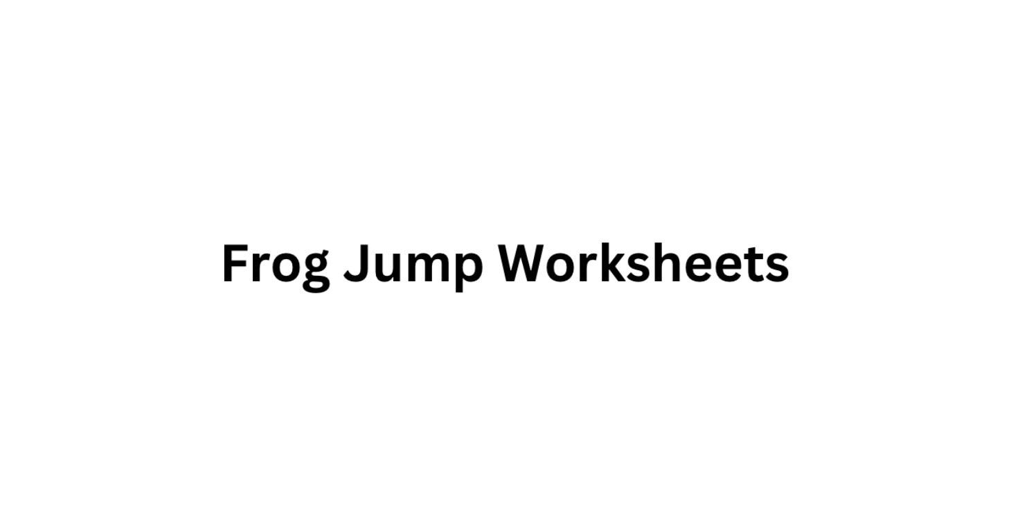 Big Line Down - Foundations Worksheet