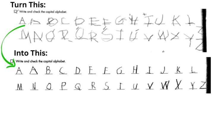 Handwriting Help  