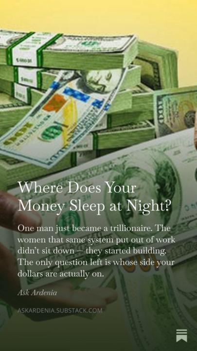 Where Does Your Money Sleep at Night?