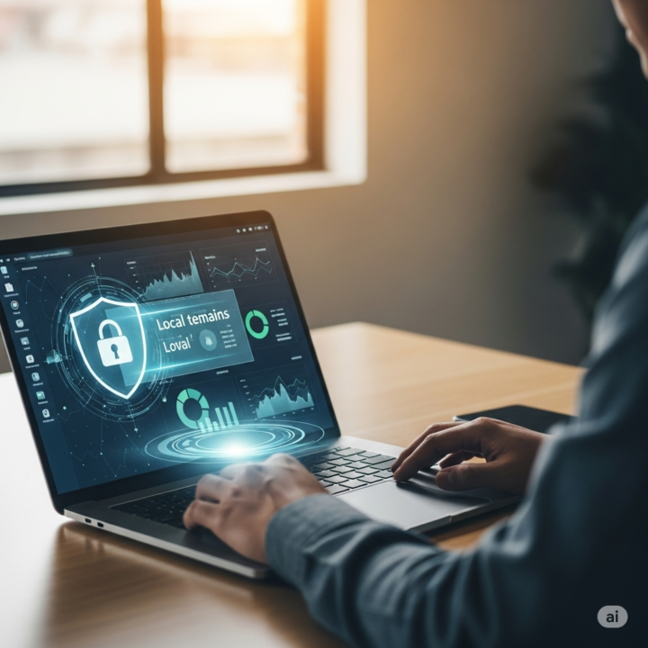 You don't have to send your data to ChatGPT