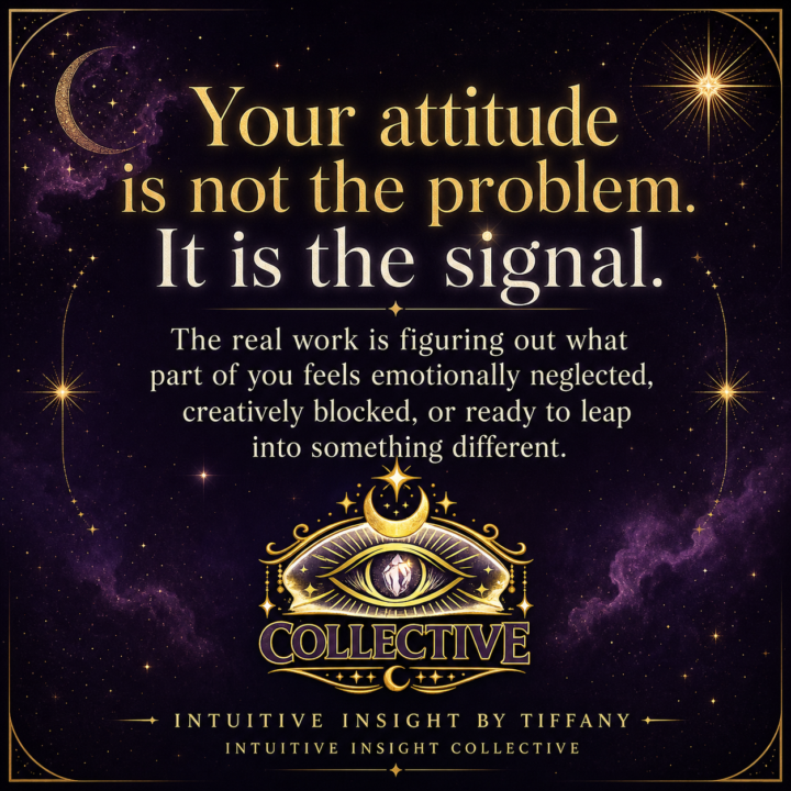 Your attitude is not the problem. ✨