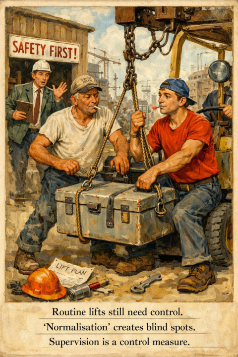 Case Study 93: Lifting Operation Injury. Poor Control of Lifting Work
