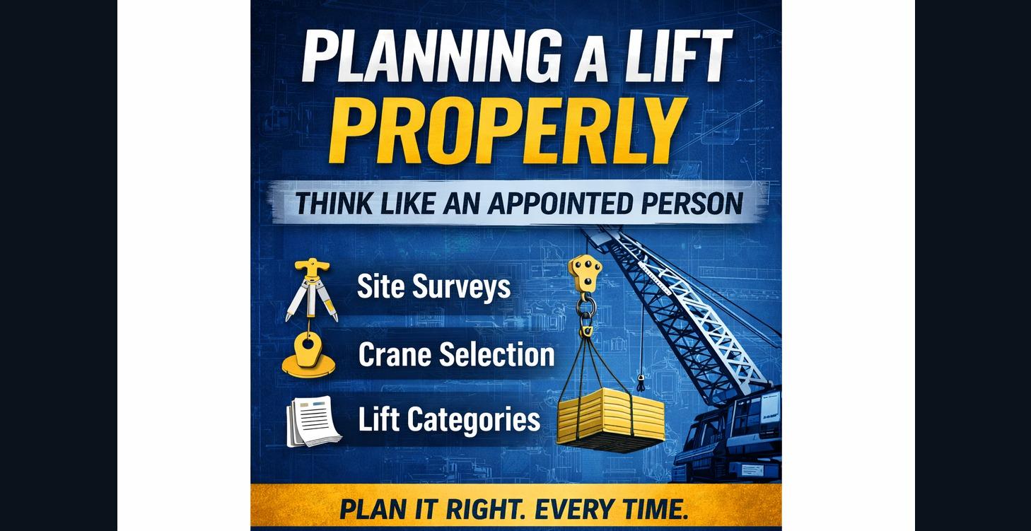 Planning a Lift Properly