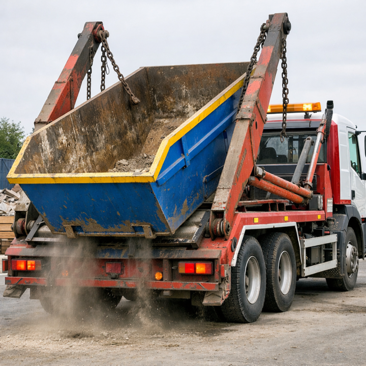 Case Study 98: 12-Yard Skip Drop. Skip Ejected During Mechanical Handling