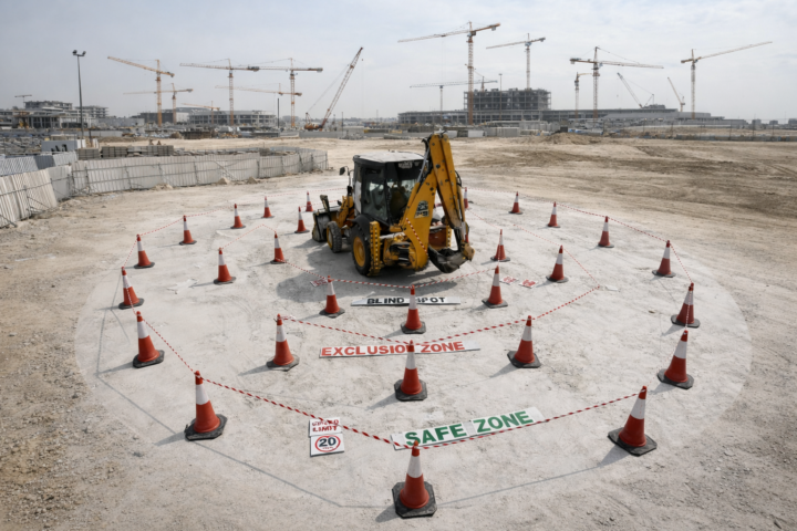 Case Study 77: Working Around Mobile Plant. Blind Spots and Exclusion Zones