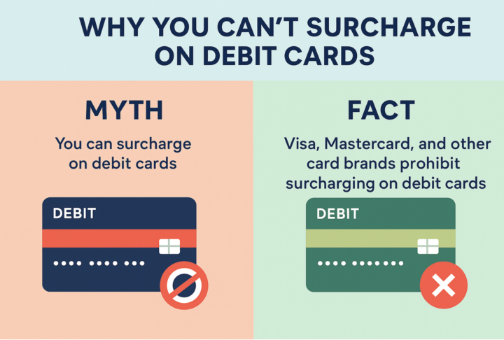 Why You Can’t Surcharge on Debit Cards