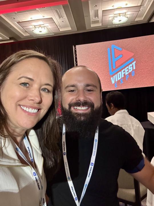 Met Ben at VidFest! 