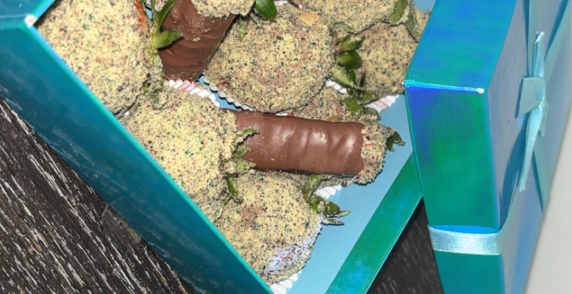 420 inspired strawberries