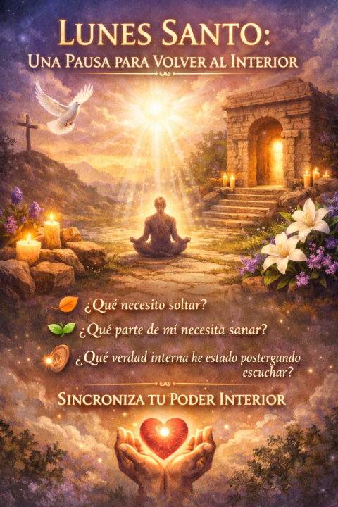 🌿✨ LUNES SANTO: UNA PAUSA PARA VOLVER AL INTERIOR ✨🌿