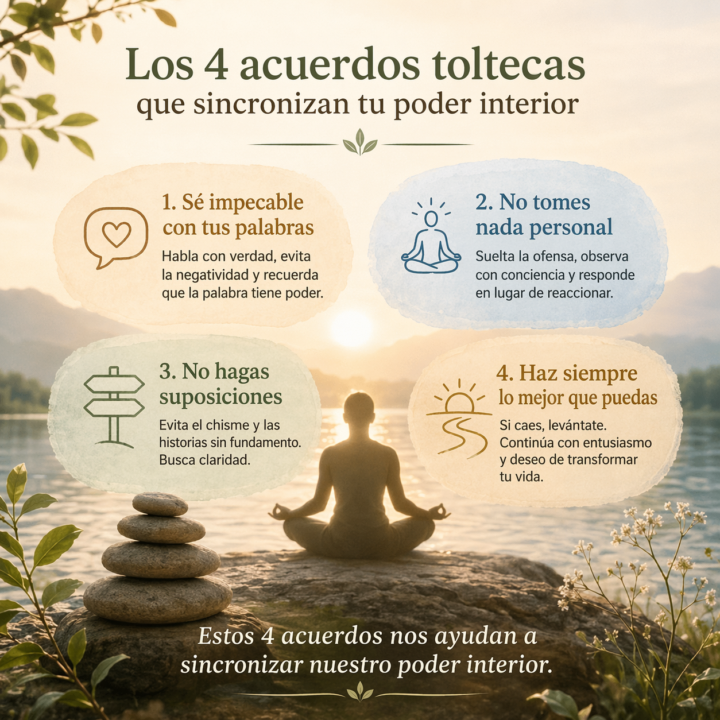 LOS 4 ACUERDOS TOLTECAS Y TU PODER INTERIOR