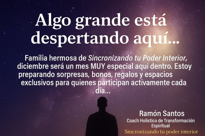 “AlLGO GRANDE ESTA DESPERTANDO AQUI...