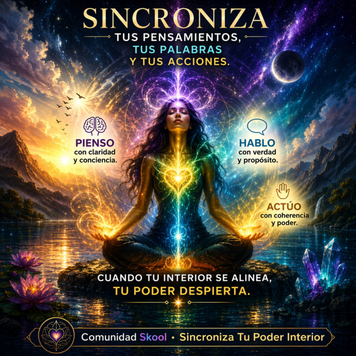 🌟✨ SINCRONIZA TUS PENSAMIENTOS, TUS PALABRAS Y TUS ACCIONES ✨🌟