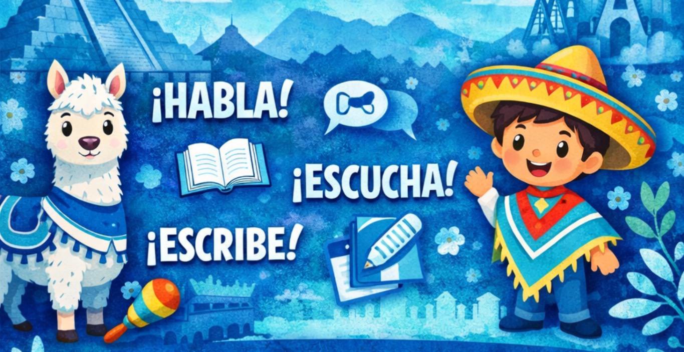 Aprende español e inglés.