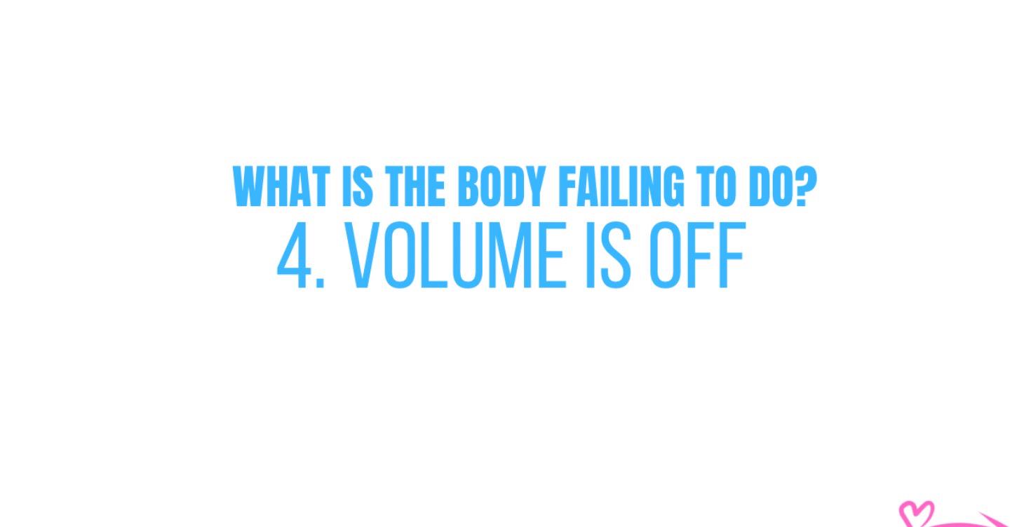 Pattern 4: Volume is Off