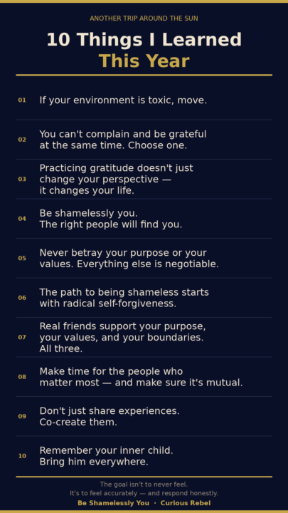 10 Things I Learned over the last year