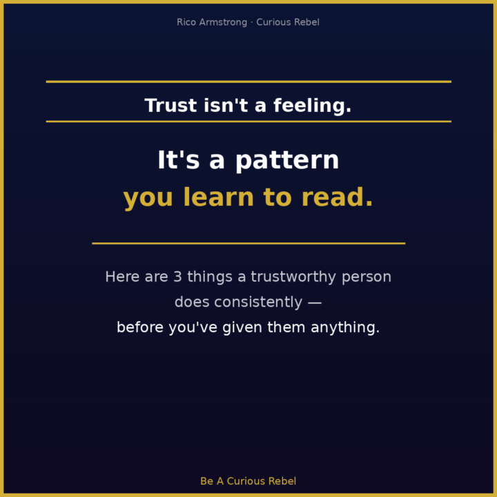 3 signals to know who to trust