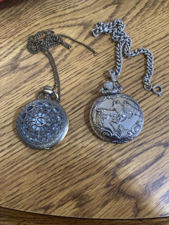 His and hers pocket watches