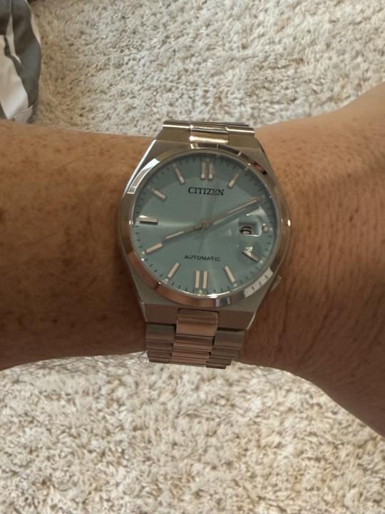 WOTD- April 30 Day Challenge Day 6: Blue Dial Monday- Citizen Tsuyosa 