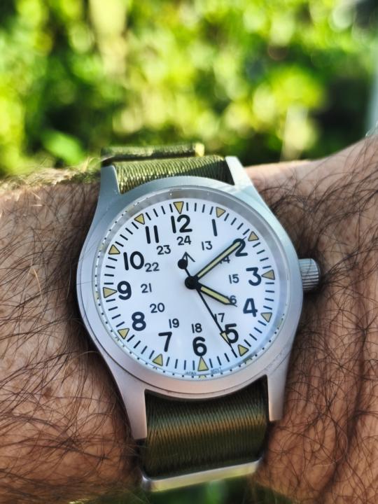 White dial Warrensday 