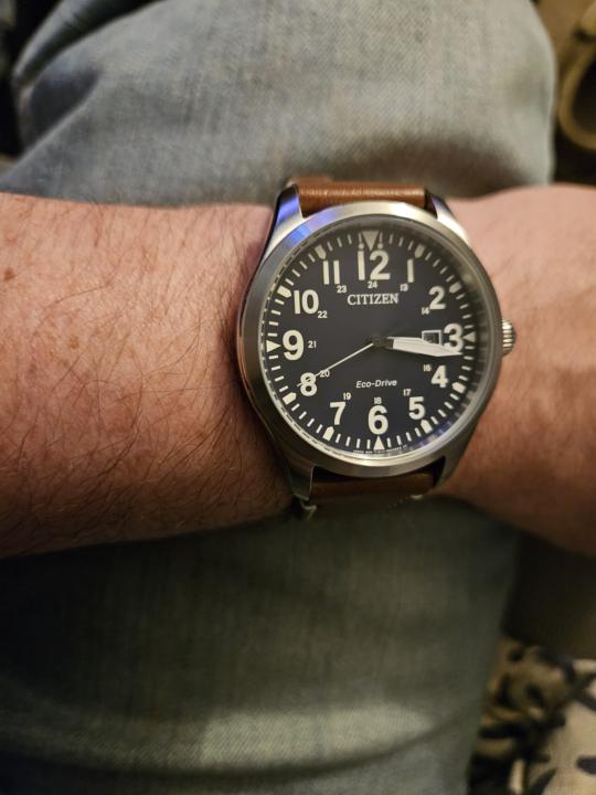New watch-Citizen Eco-drive Garrison