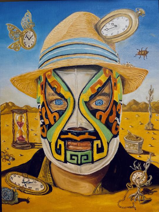 Watches in/as art…”Wrestling Time” 👨🏻‍🎨🎨🖌️🖼️