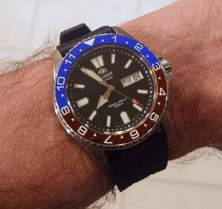 Orient Mako USA II (with aftermarket bezel)