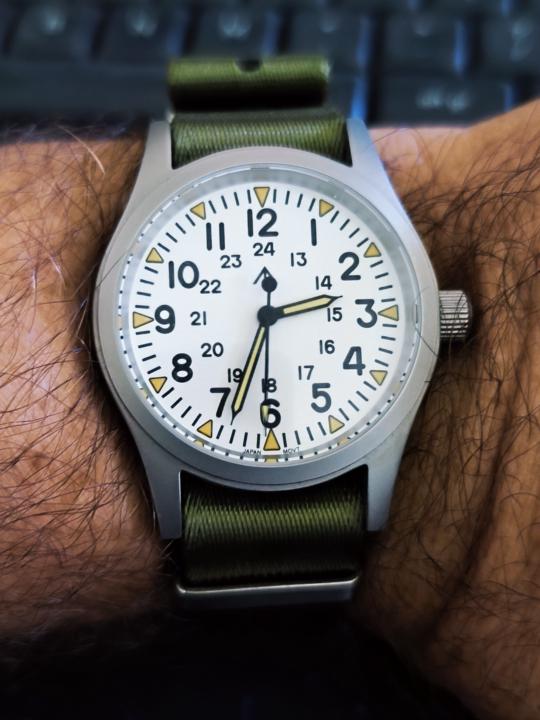 White dial Wednesday 