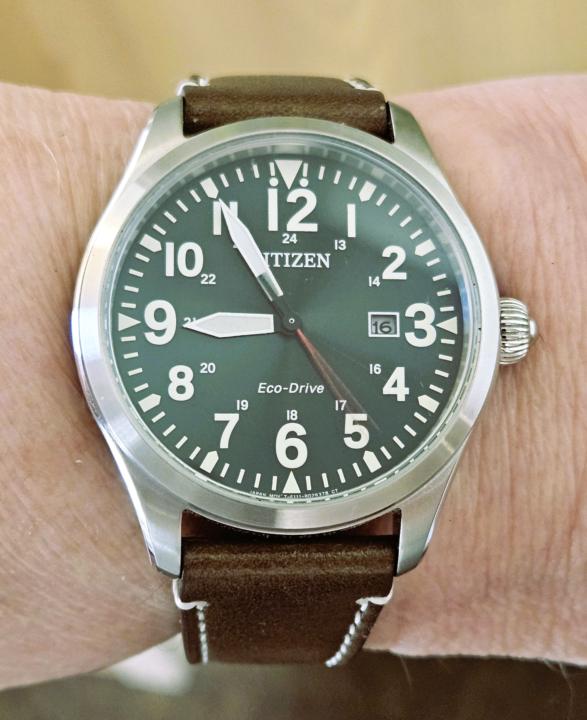 Day #16 of the 30 Day Challenge →  Citizen Eco-Drive Field Watch  