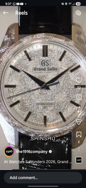 Grand Seiko Waterfall 