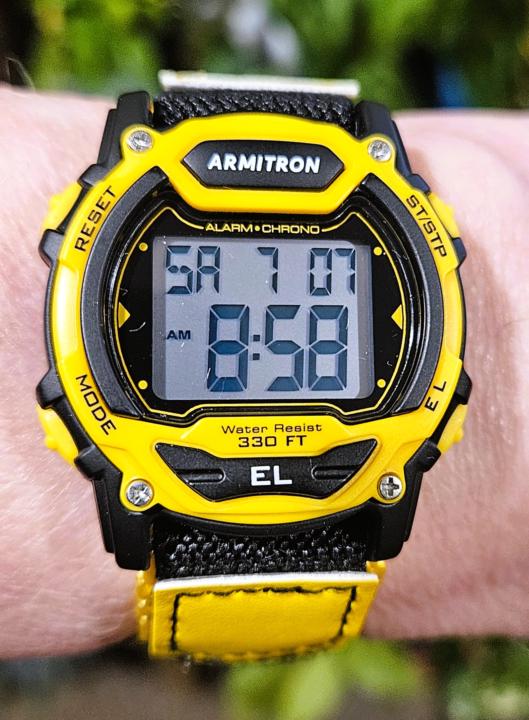 Saturday Sport Watch — Armitron Sport Digital Chronograph 