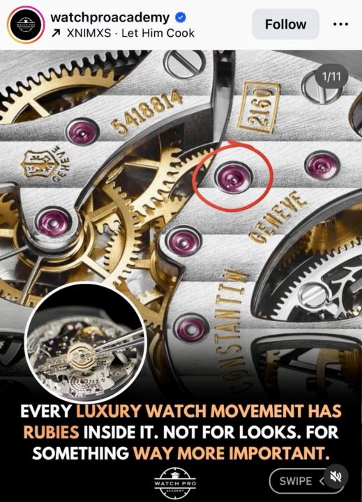 Some watch movements edumacation for y’all 🎓📓📝