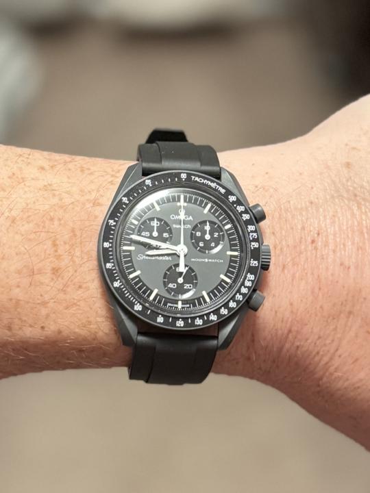WOTD- April 30 Day Challenge- Day 12 Superhero Sunday: Omega x Swatch Moonswatch Mission to Mercury “Apollo”