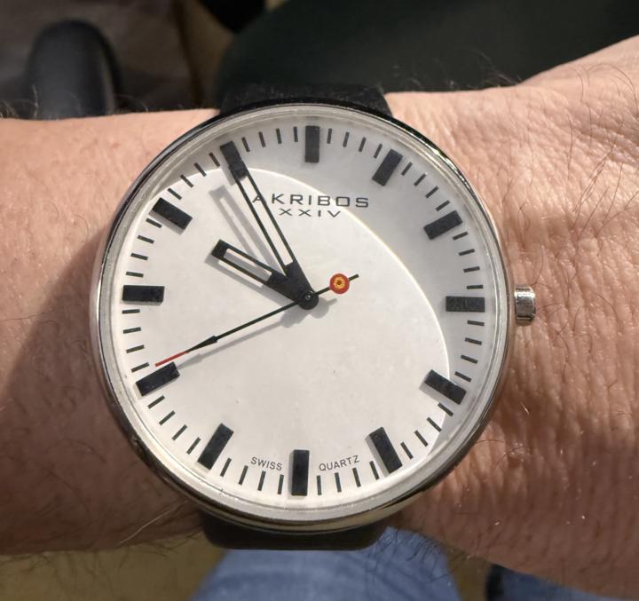 White dial Wednesday 
