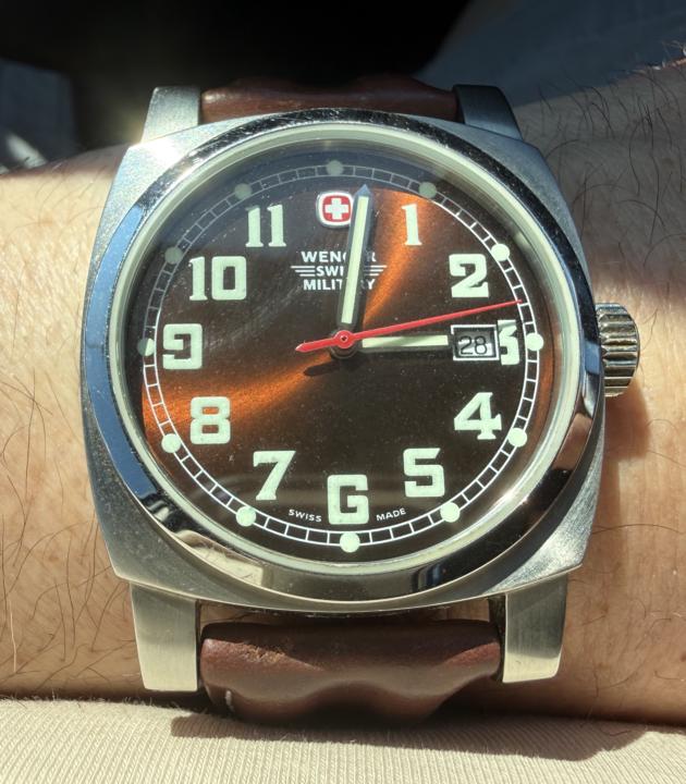Wenger Red Dial