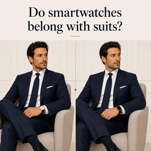 Do smartwatches belong with suits?