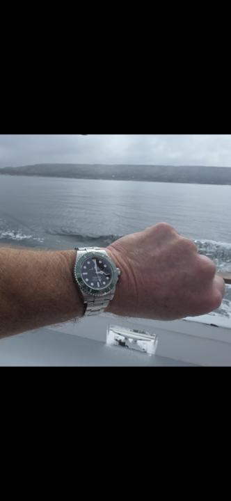 Limits of school size Blue Fin and my Submariner MK2 Cermet/ Starbucks