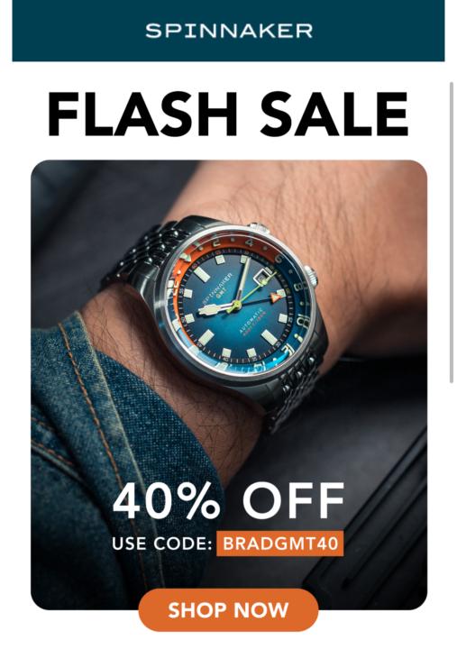 Spinnaker’s 48 flash sale