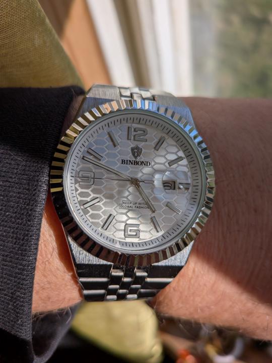  30 Day Challenge White dial Binbond M930