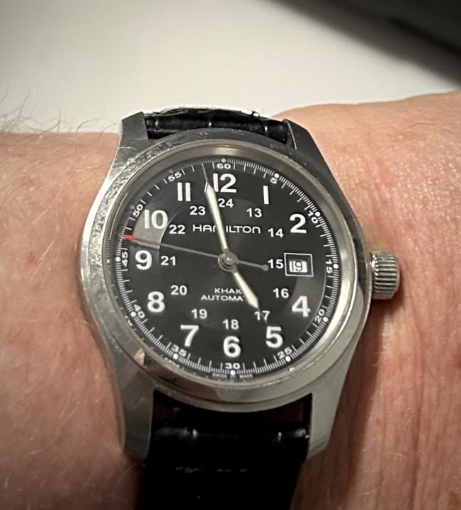 6/19/26 - Hamilton khaki automatic field watch