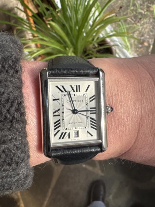 Cartier Tank. Felt like a fancy day.