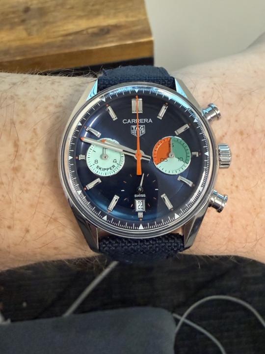 WOTD- Blue Monday December 22nd: Tag Heuer Skipper