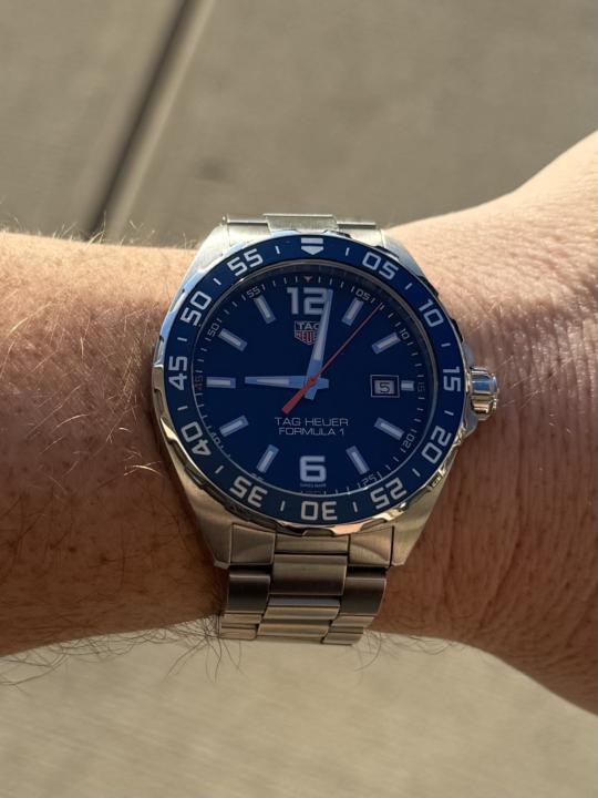 WOTD- Blue Monday January 5th: Tag Heuer Formula 1