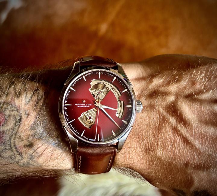 Pick for today, Hamilton Jazzmaster open heart. 