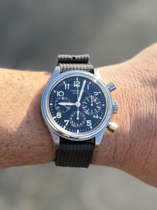 WOTD- 30 Day April Challenge- Day 10 Field Watch Friday: Longines Avigation Big Eye
