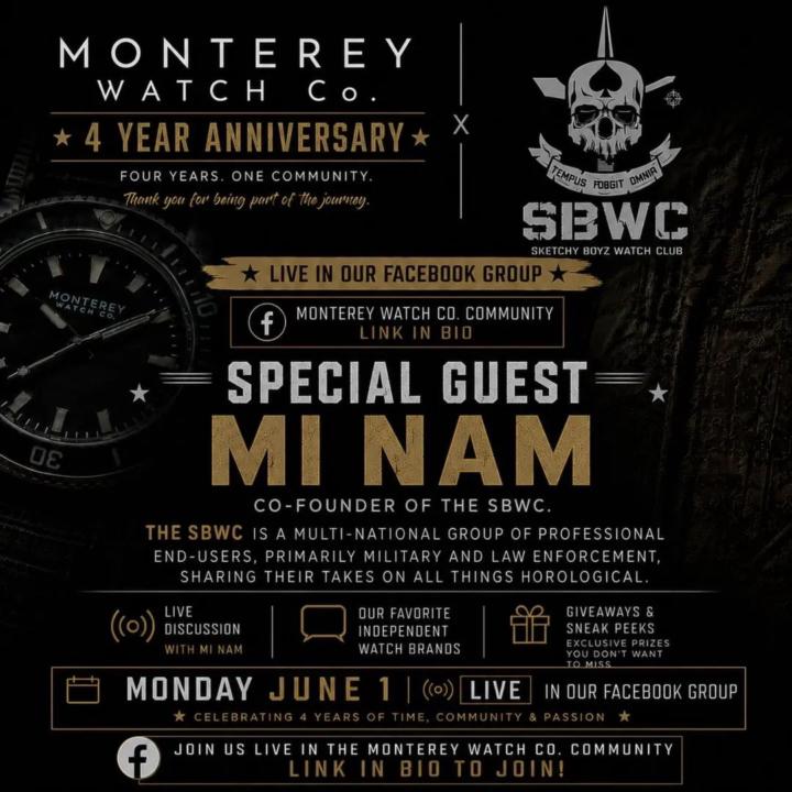 Monterey Watch Company Livestream 