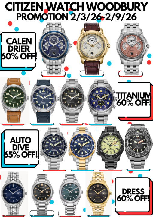Citizen Outlet Sale 60 - 65% Off (2/3 - 2/9)