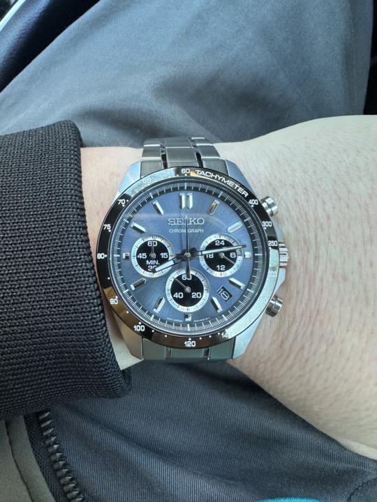 Wearing my Seiko SBTR027
